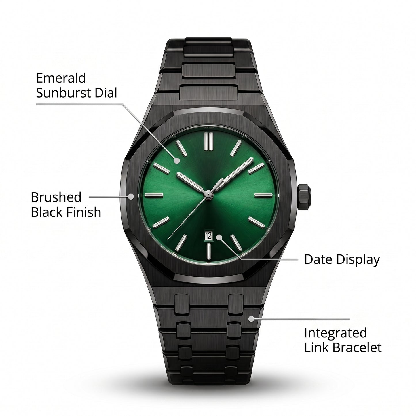 AP Royal Oak Black & Green Watch