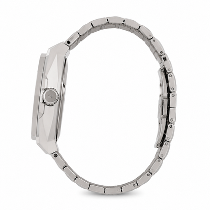 Hublot Sang Bleu Geometric Edition Men's Watch - Silver & Off-White