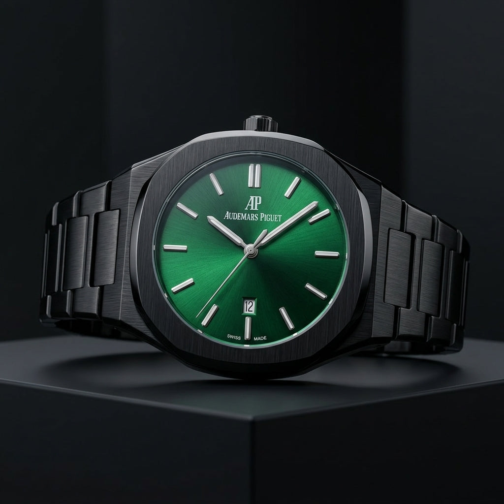 AP Royal Oak Black & Green Watch