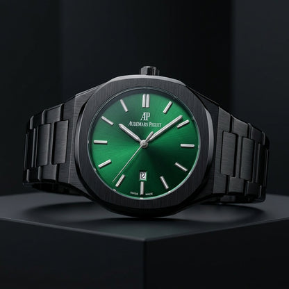 AP Royal Oak Black & Green Watch