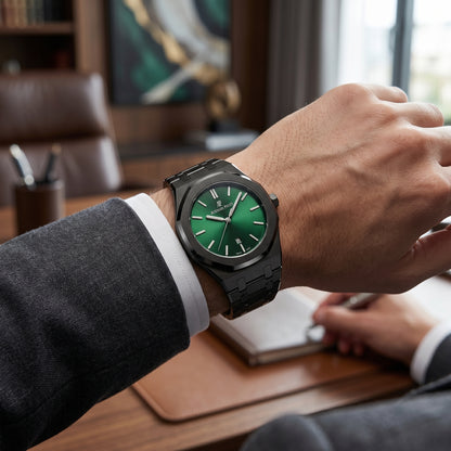 AP Royal Oak Black & Green Watch