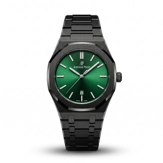 AP Royal Oak Black & Green Watch